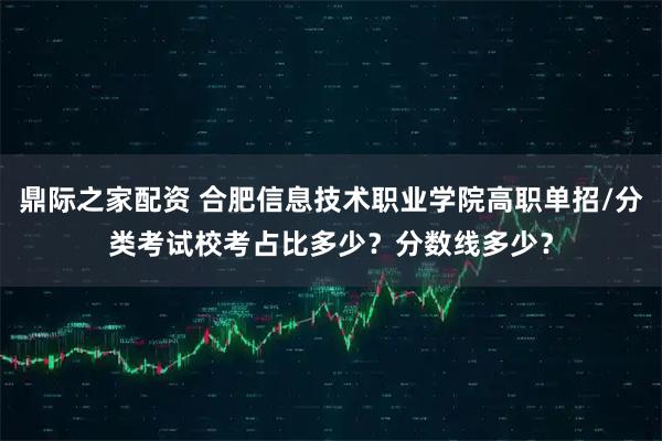 鼎际之家配资 合肥信息技术职业学院高职单招/分类考试校考占比多少？分数线多少？